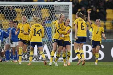 Ilestedt scores twice as Sweden beats Italy 5-0 to reach knockout rounds at Women’s World Cup